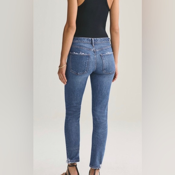 New Agolde Toni Mid Rise Straight in Stratosphere - Picture 5 of 15